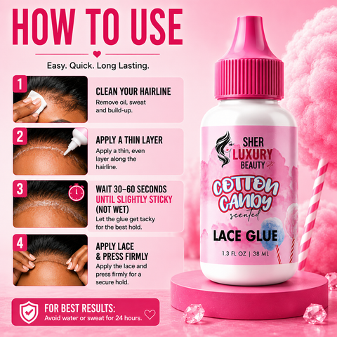 Cotton Candy Waterproof Lace Glue